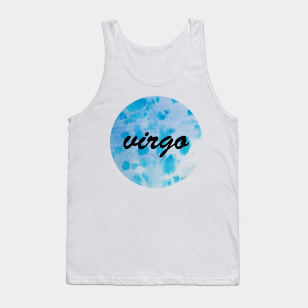 Virgo zodiac sign Tank Top by deadblackpony